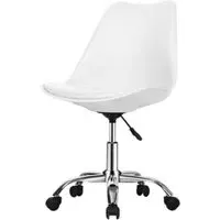 Regis PP Swivel Office Chair - White, Polypropylene