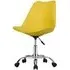 Regis PP Swivel Office Chair - Yellow, Polypropylene
