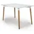 Regis Rectangular Dining Table - White, Wood