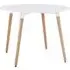 Regis Round Dining Table - White, Wood