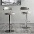 Reilly Marble Effect Dining Table with Steel Base - White