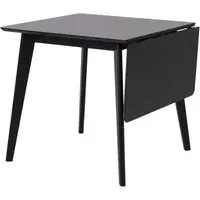 Reims Extendable Dining Table - Black, Wood