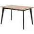 Reims Rectangular Dining Table - Oak, Black