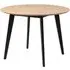 Reims Round Dining Table - Oak, Black