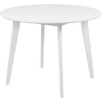 Reims Round Dining Table - White, Oak
