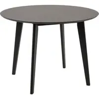 Reims Small Round Dining Table - Black