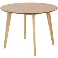 Reims Small Round Dining Table - Oak
