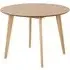 Reims Small Round Dining Table - Oak