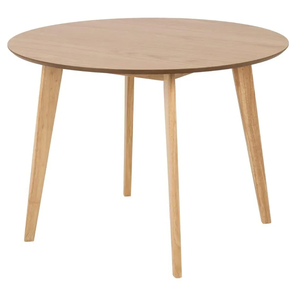 Reims Small Round Dining Table - Oak