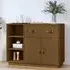 Reinier Pinewood Sideboard with 2 Doors 1 Drawer - Brown, Pine
