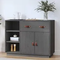 Reinier Pinewood Sideboard with 2 Doors 1 Drawer - Pine