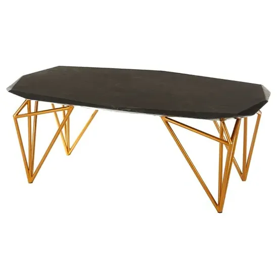 Relics Coffee Table - Black, Marble