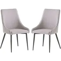 Remika Dining Chair - Grey Fabric