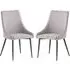 Remika Dining Chair - Grey Fabric