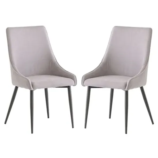 Remika Dining Chair - Grey Fabric