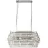 Rene Wall Hung 12 Light Pendant - Chrome, Crystal