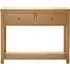 Reston Console Table with 2 Drawers - Oak