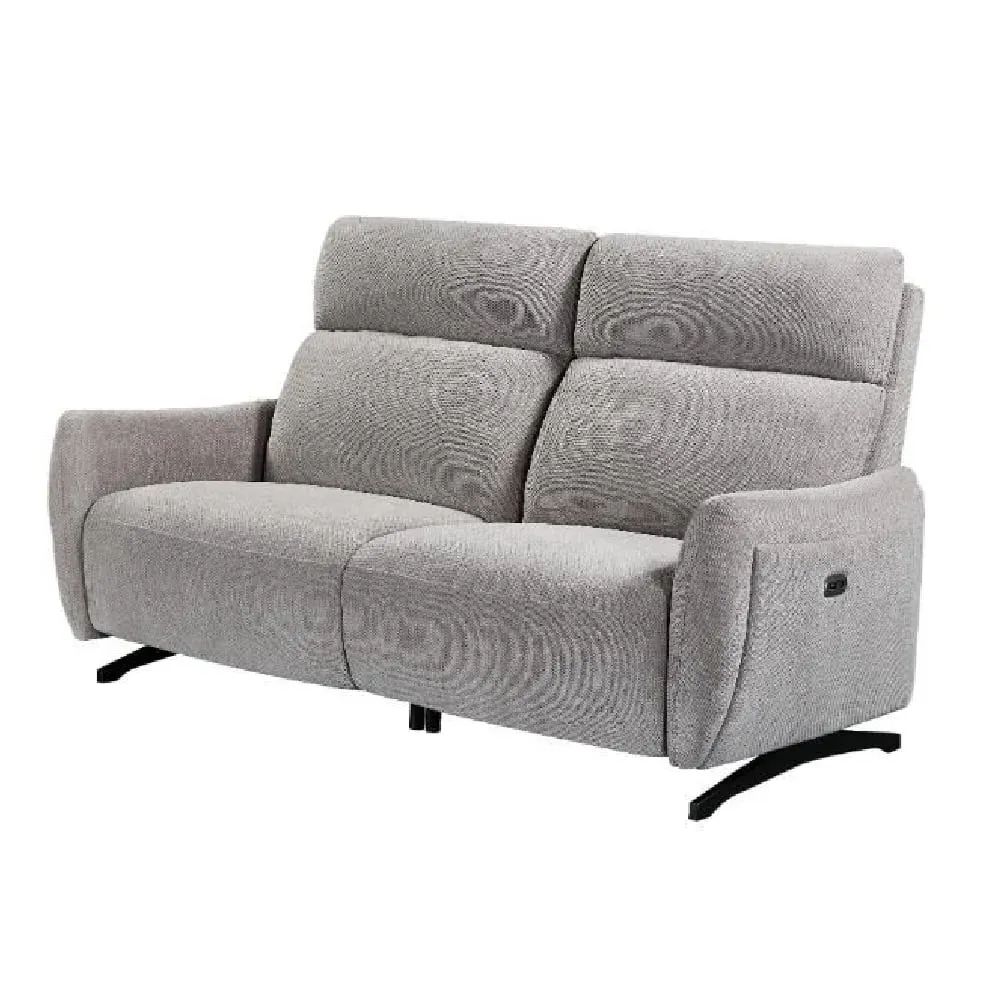 Revere 3-Seater Electric Recliner Sofa - Natural, Fabric