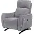Revere Single Electric Recliner Chair - Pewter, Fabric