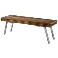 Reverso Dining Bench - Two Tone Oak, Reclaimed Wood