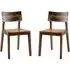 Reverso Dining Chairs Pair - Two Tone Oak, Reclaimed Wood