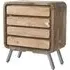 Reverso Wide Chest of Drawers with 4 Drawers - Reclaimed Wood, Iron