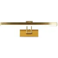 Rhodes Small LED Picture Light - Satin Brass, Metal