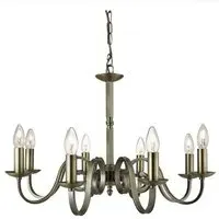 Richmond 8 Light Ceiling Light - Antique Brass