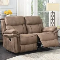 Rasalas 2-Seater Recliner Sofa - Sahara, Fabric alternate view