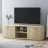Ridhan TV Stand with 2 Doors - Sonoma Oak, Chipboard