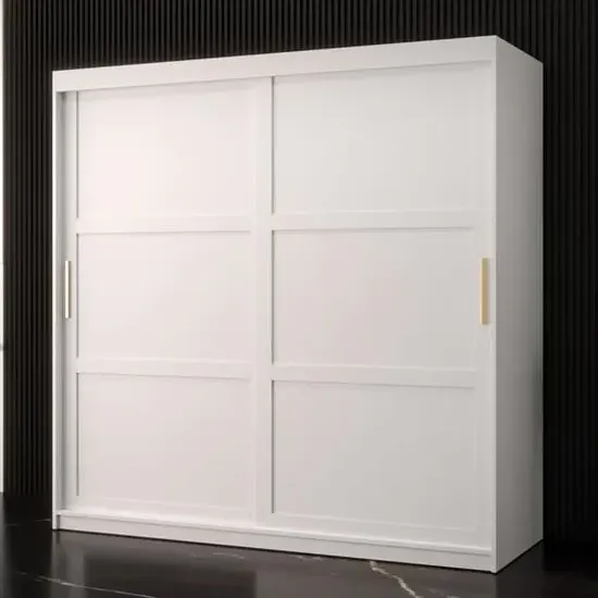 Rieti I Wardrobe 2 Sliding Doors - White