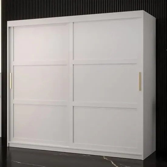 Rieti I Wardrobe 2 Sliding Doors - White