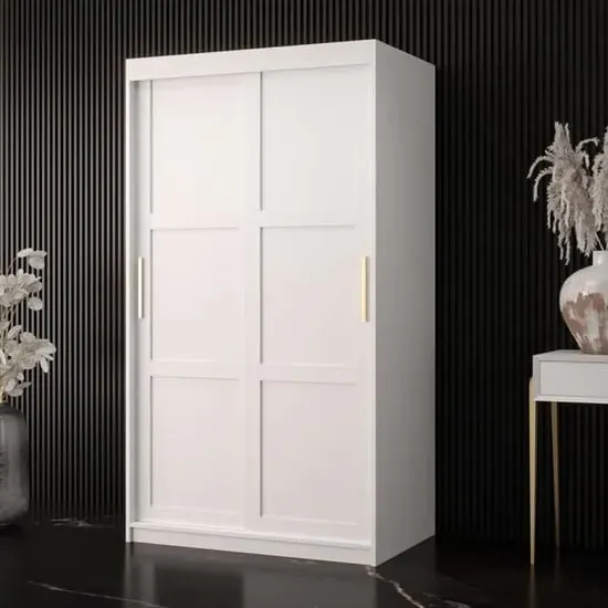 Rieti I Wardrobe 2 Sliding Doors - White