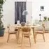 Riga Dining Table with 4 Chairs - Oak