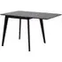 Riga Extendable Dining Table - Black, Oak