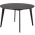 Riga Round Dining Table - Black, Oak