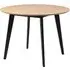 Riga Round Dining Table - Oak, Black