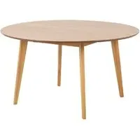 Riga Round Large Dining Table - Oak