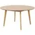 Riga Round Large Dining Table - Oak