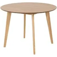 Riga Round Small Dining Table - Oak