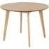 Riga Round Small Dining Table - Oak