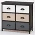 Riley 6-Drawer Chest of Drawers - Multicolour, Paulownia Wood
