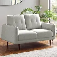 Rimouski 2-Seater Sofa - Light Grey, Fabric