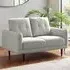 Rimouski 2-Seater Sofa - Light Grey, Fabric
