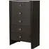 Rimouski 5-Drawer Chest - Ebony Brown, Wood