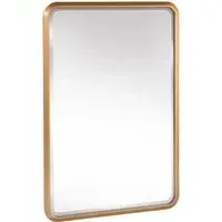 Rimouski Round Mirror - Copper, Wood