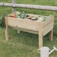 Rimouski Small Garden Vegetable Planter - Natural, Wood alternate view