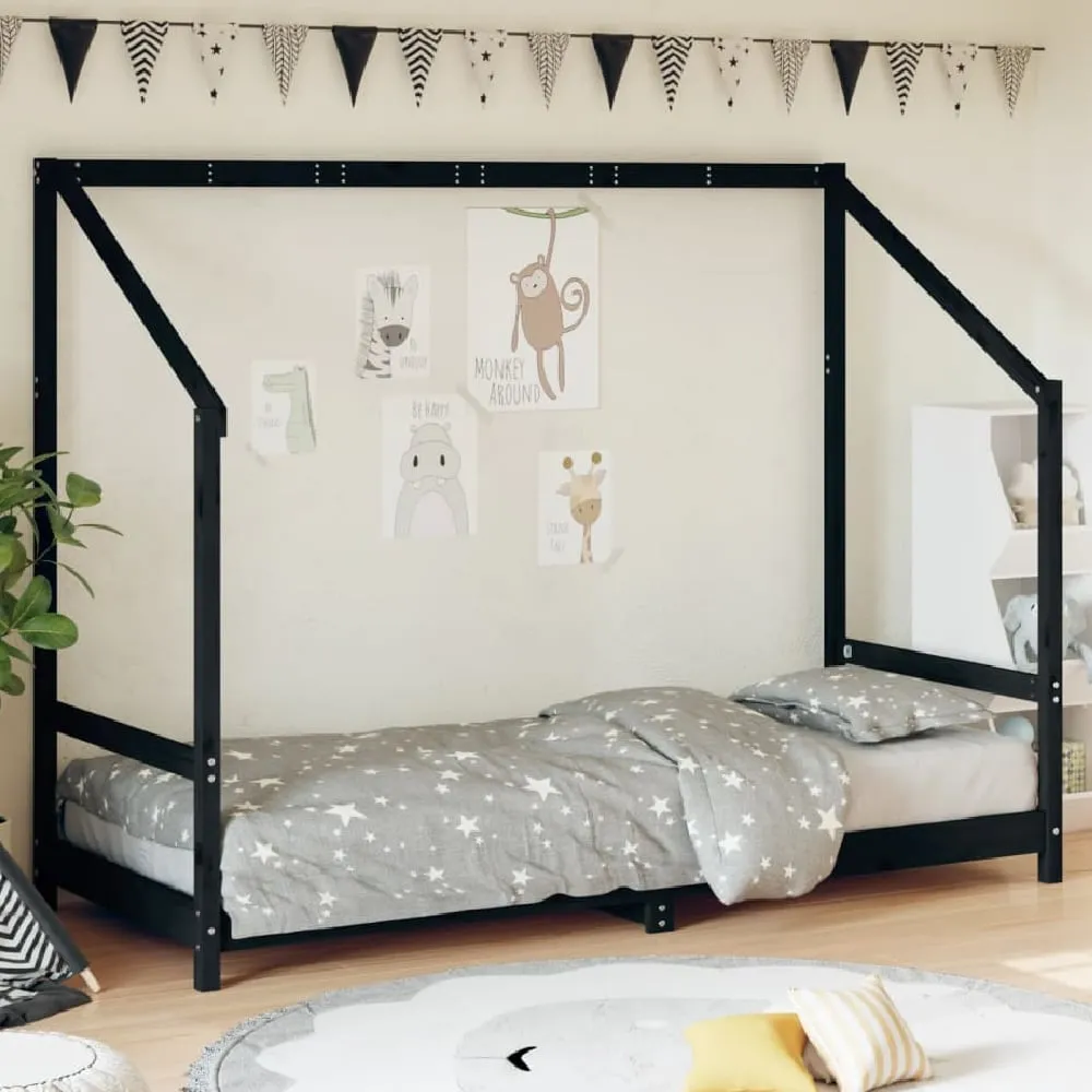 Ringgold Single Bed Frame - Black, Pine