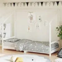 Ringgold Single Bed Frame - White, Pine