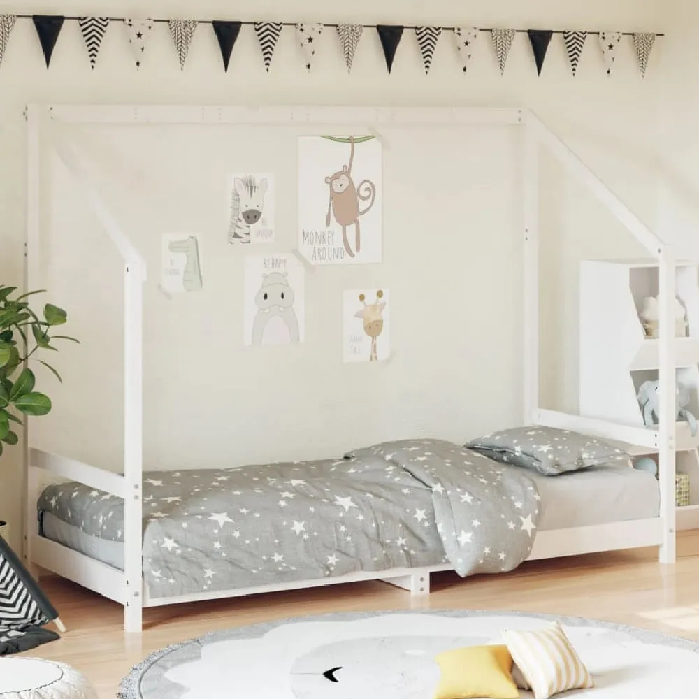 Ringgold Single Bed Frame - White, Pine